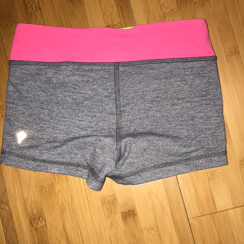 Iviva dance/ gymnastics shorts reversible